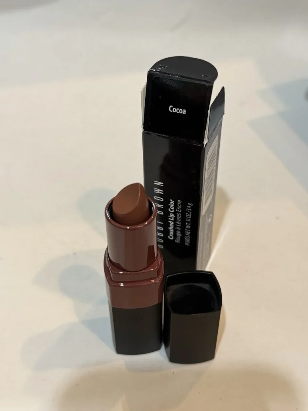 Bobbi Brown Crushed Lip Color Lipstick COCOA - Full Size 0.11 Oz. / 3.4 g